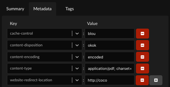 Meta Data Ui View Object Information, Metadata, and Tags — Zenko 2.4.28 documentation